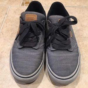 Vans Men's Atwood Deluxe Textile Grey Ortholite Size 8.5 men’s
